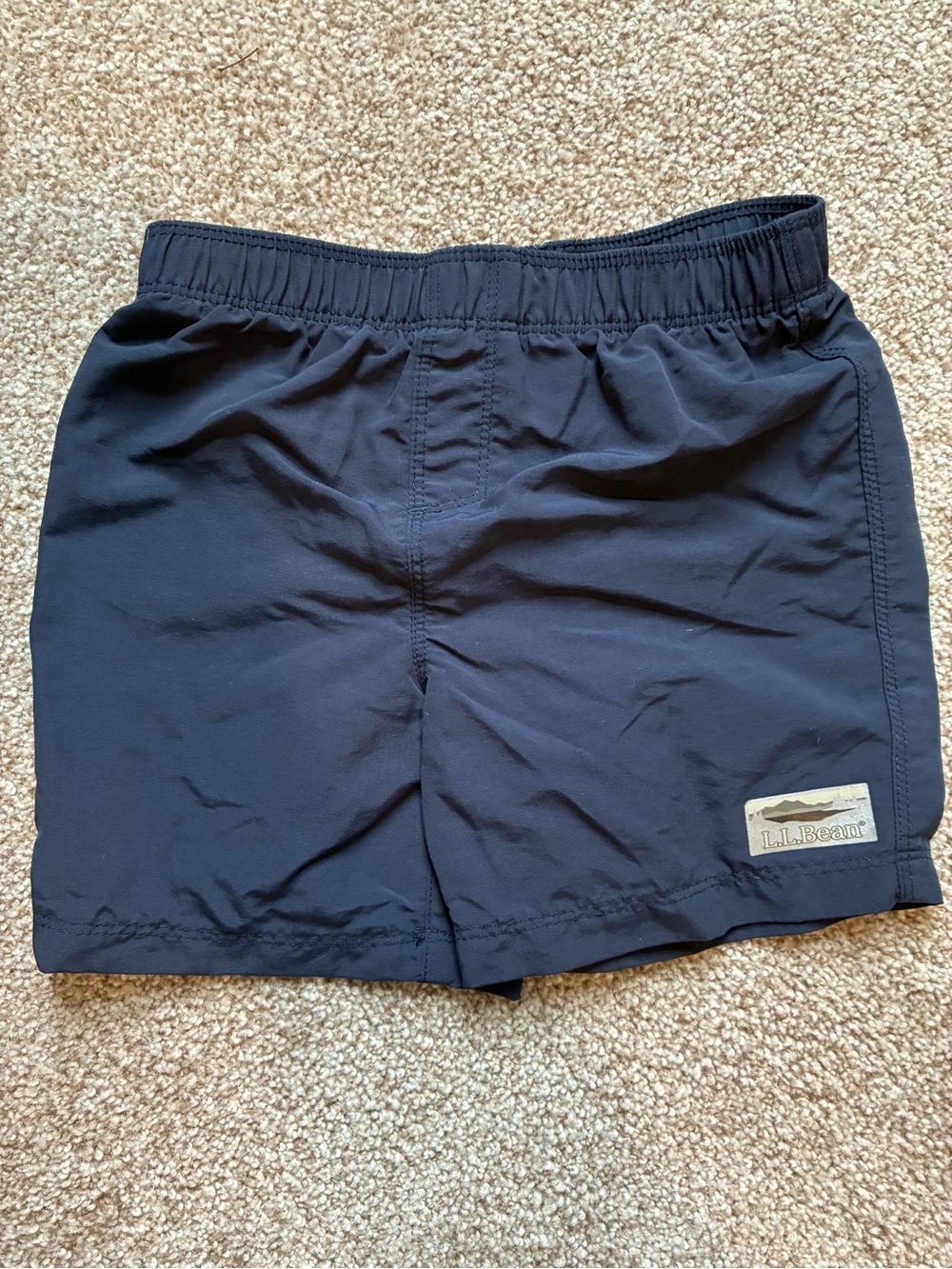 L.L. Bean upf 50 kids stowaway shorts navy size 4 t